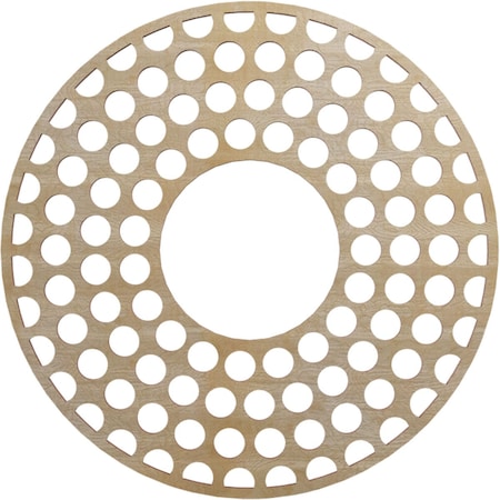 Ekena Millwork Fink Wood Fretwork Pierced Ceiling Medallion, Birch, 18"OD x 6 1/2"ID x 1/4"T CMWP18X18X0250FFBI